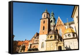 Royal Palace in Wawel, Krakow, Poland.-De Visu-Framed Stretched Canvas