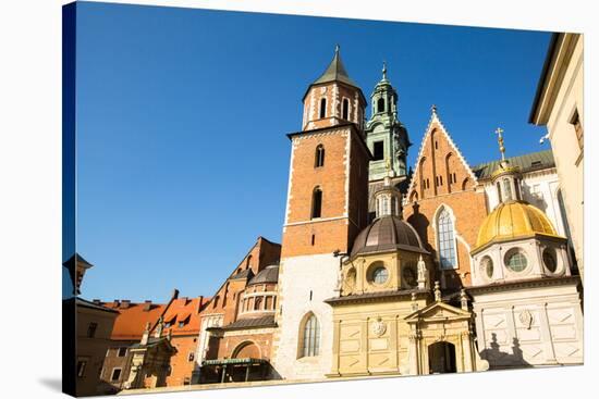 Royal Palace in Wawel, Krakow, Poland.-De Visu-Stretched Canvas