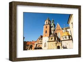 Royal Palace in Wawel, Krakow, Poland.-De Visu-Framed Photographic Print