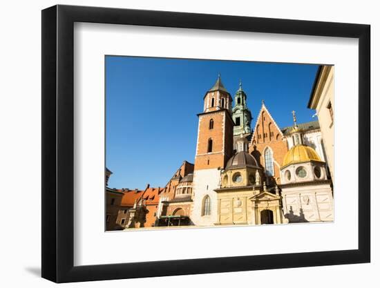 Royal Palace in Wawel, Krakow, Poland.-De Visu-Framed Photographic Print