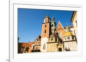 Royal Palace in Wawel, Krakow, Poland.-De Visu-Framed Photographic Print