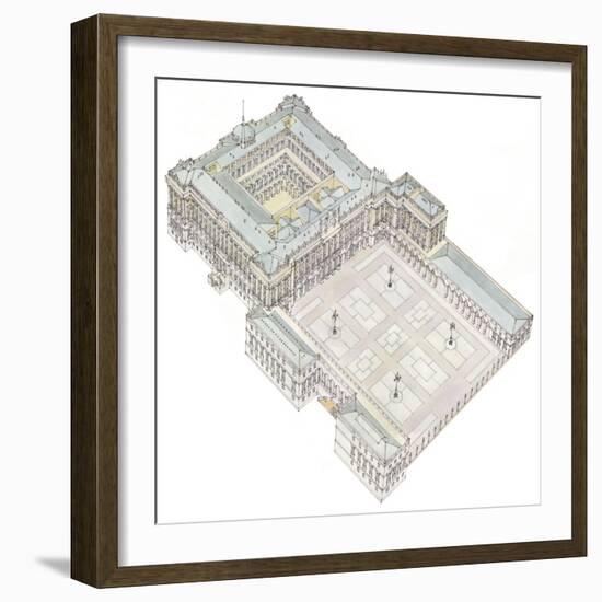 Royal Palace, Madrid, Spain-Fernando Aznar Cenamor-Framed Giclee Print