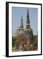 Royal Palace, Monastic Area, Chedi Temple, Wat Phra Si Sanphet, Ayutthaya, Thailand-Cindy Miller Hopkins-Framed Photographic Print