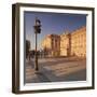 Royal Palace (Palacio Real) at sunrise, Madrid, Spain, Europe-Markus Lange-Framed Photographic Print