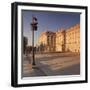Royal Palace (Palacio Real) at sunrise, Madrid, Spain, Europe-Markus Lange-Framed Photographic Print