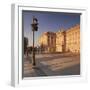 Royal Palace (Palacio Real) at sunrise, Madrid, Spain, Europe-Markus Lange-Framed Photographic Print