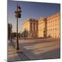 Royal Palace (Palacio Real) at sunrise, Madrid, Spain, Europe-Markus Lange-Mounted Photographic Print