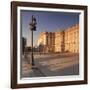 Royal Palace (Palacio Real) at sunrise, Madrid, Spain, Europe-Markus Lange-Framed Photographic Print