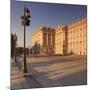 Royal Palace (Palacio Real) at sunrise, Madrid, Spain, Europe-Markus Lange-Mounted Photographic Print