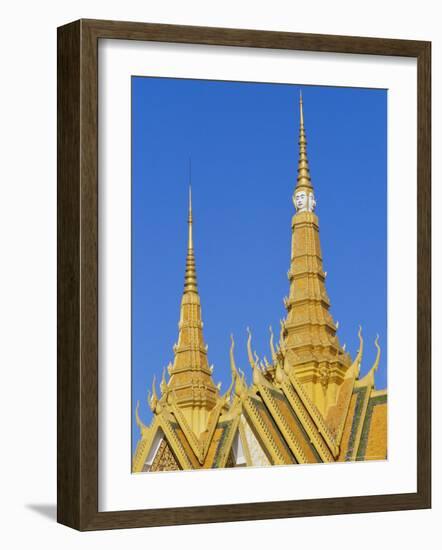 Royal Palace, Phnom Penh, Cambodia, Indochina, Asia-Bruno Morandi-Framed Photographic Print