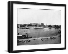 Royal Palace, Stockholm, Sweden, 1893-John L Stoddard-Framed Giclee Print