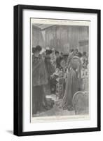 Royal Patronage of Art Needlework-G.S. Amato-Framed Giclee Print