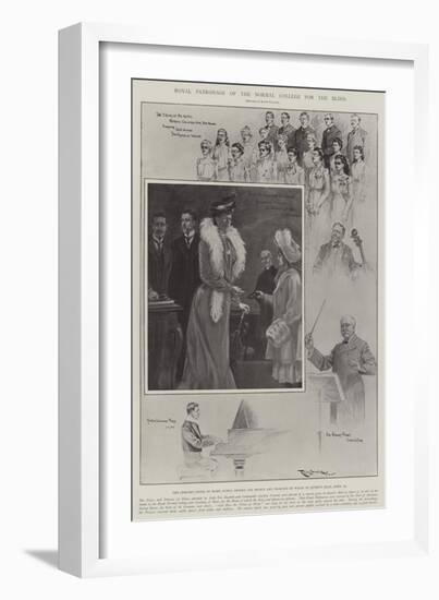 Royal Patronage of the Normal College for the Blind-Ralph Cleaver-Framed Giclee Print