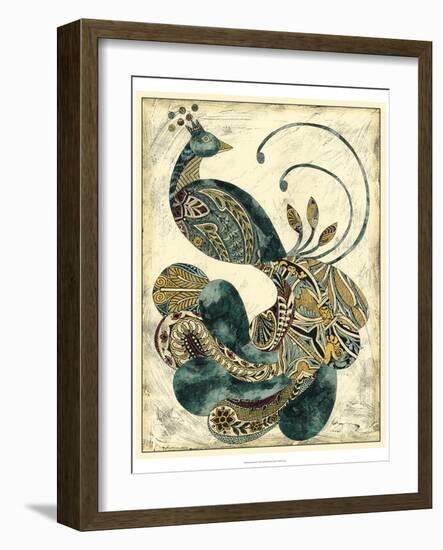 Royal Peacock I-Chariklia Zarris-Framed Art Print