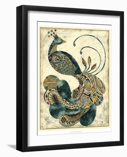 Royal Peacock I-Chariklia Zarris-Framed Art Print