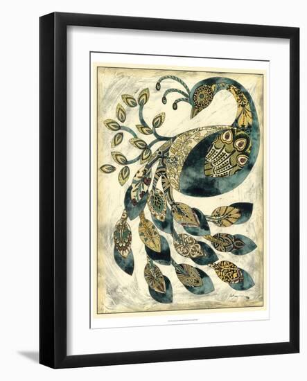 Royal Peacock II-Chariklia Zarris-Framed Art Print