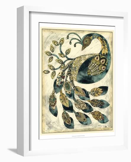 Royal Peacock II-Chariklia Zarris-Framed Art Print