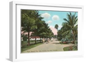 Royal Poinciana, Palm Beach, Florida-null-Framed Art Print