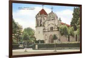 Royal Presidio Chapel, Monterey, California-null-Framed Art Print