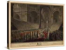 Royal Procession in St Paul's Cathedral on St George's Day, 1789-null-Stretched Canvas