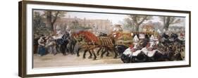 Royal Procession of the Carriage of the Prince and Princess of Wales, London, 1884-John Gilbert-Framed Giclee Print