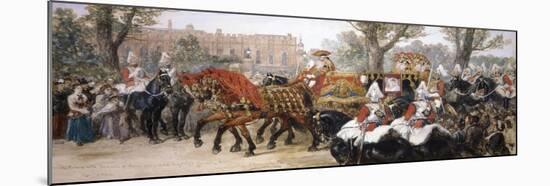 Royal Procession of the Carriage of the Prince and Princess of Wales, London, 1884-John Gilbert-Mounted Giclee Print