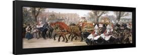 Royal Procession of the Carriage of the Prince and Princess of Wales, London, 1884-John Gilbert-Framed Giclee Print