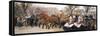 Royal Procession of the Carriage of the Prince and Princess of Wales, London, 1884-John Gilbert-Framed Stretched Canvas