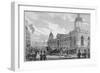 Royal Procession Passing Smithfield Market, City of London, 6th November 1869-null-Framed Giclee Print