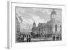 Royal Procession Passing Smithfield Market, City of London, 6th November 1869-null-Framed Giclee Print