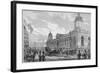 Royal Procession Passing Smithfield Market, City of London, 6th November 1869-null-Framed Giclee Print