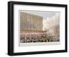 Royal Procession Passing the East End of St Paul's Cathedral, City of London, 1863-Day & Son-Framed Giclee Print