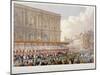 Royal Procession Passing the East End of St Paul's Cathedral, City of London, 1863-Day & Son-Mounted Giclee Print