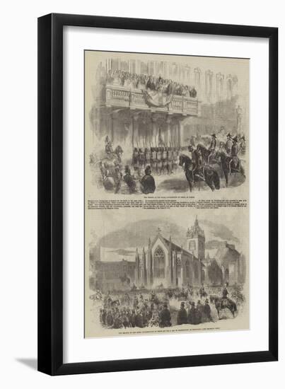 Royal Proclamation of Peace-null-Framed Giclee Print