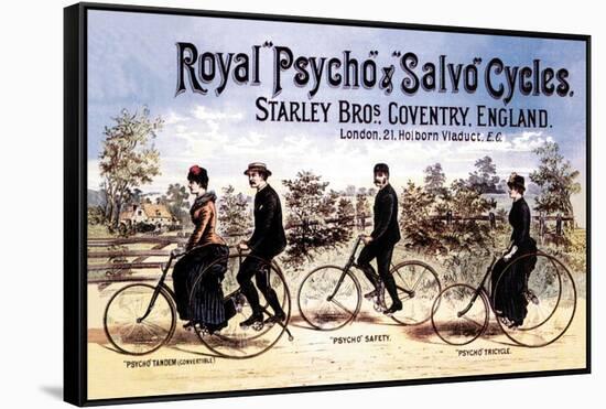 Royal Psycho and Salvo Cycles-null-Framed Stretched Canvas