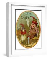 Royal Punch Brand Cigar Seal-Lantern Press-Framed Art Print