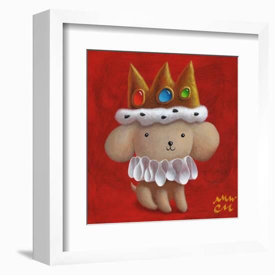 Royal Pup-Chris Miles-Framed Art Print