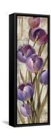 Royal Purple Tulips II Crop-null-Framed Stretched Canvas