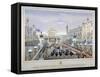 Royal Reception on London Bridge, 1863-null-Framed Stretched Canvas