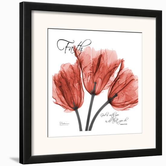 Royal Red Tulip, Faith-Albert Koetsier-Framed Art Print
