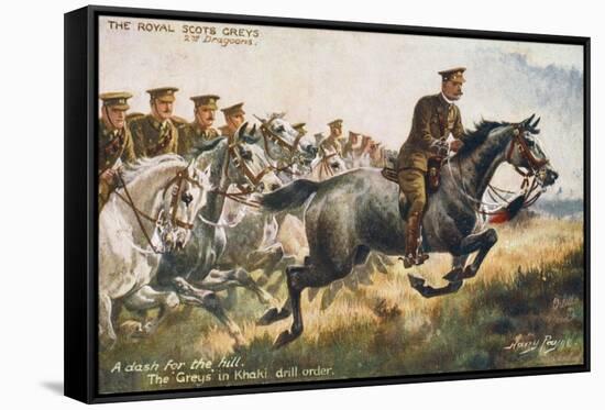 Royal Scots, 1914-null-Framed Stretched Canvas