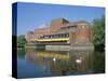 Royal Shakespeare Theatre and River Avon, Stratford Upon Avon, Warwickshire, England-J Lightfoot-Stretched Canvas