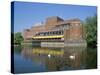 Royal Shakespeare Theatre and River Avon, Stratford Upon Avon, Warwickshire, England-J Lightfoot-Stretched Canvas