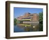 Royal Shakespeare Theatre and River Avon, Stratford Upon Avon, Warwickshire, England-J Lightfoot-Framed Photographic Print