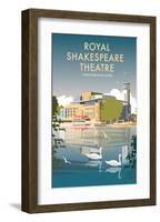 Royal Shakespeare Theatre - Dave Thompson Contemporary Travel Print-Dave Thompson-Framed Giclee Print