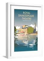 Royal Shakespeare Theatre - Dave Thompson Contemporary Travel Print-Dave Thompson-Framed Giclee Print