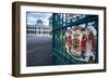 Royal Signs before the Iolani Palace, Honolulu, Oahu, Hawaii, United States of America, Pacific-Michael Runkel-Framed Photographic Print