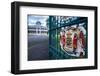 Royal Signs before the Iolani Palace, Honolulu, Oahu, Hawaii, United States of America, Pacific-Michael Runkel-Framed Photographic Print