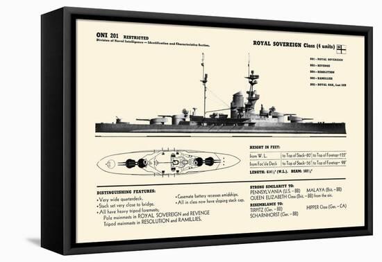 Royal Sovereign Class (4 Units)-null-Framed Stretched Canvas
