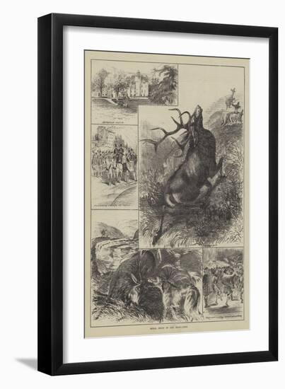 Royal Sport in the Highlands-null-Framed Giclee Print